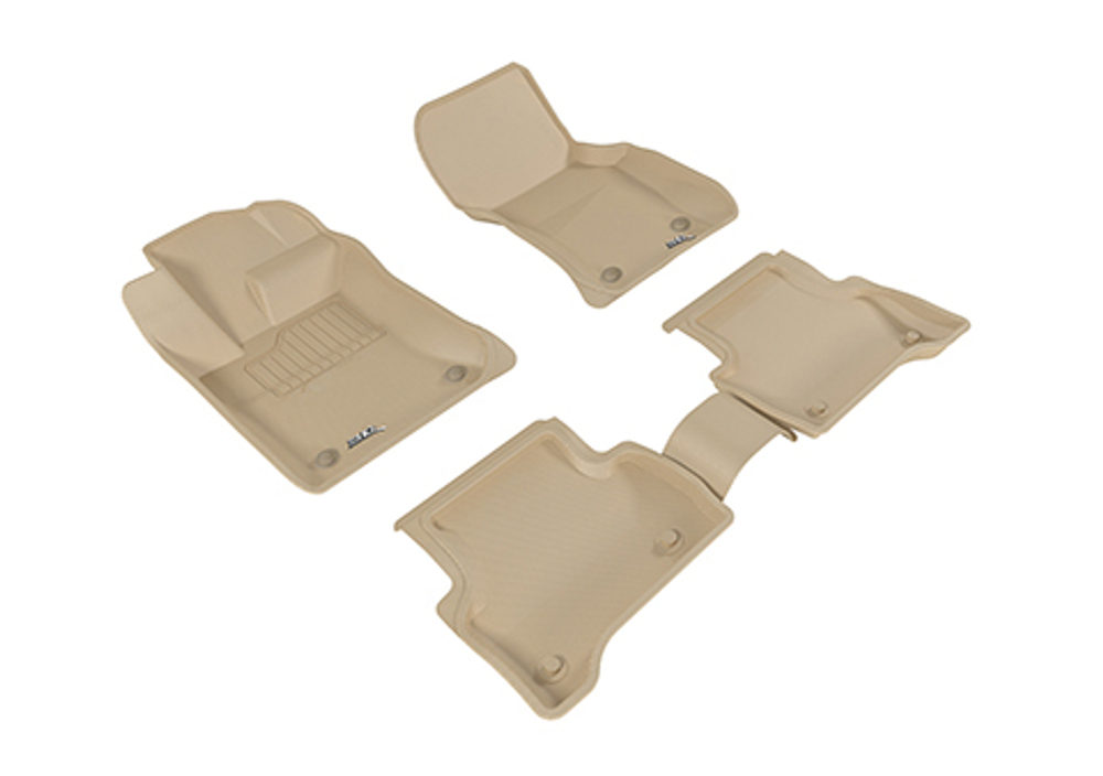 Коврики салона Sotra 3D Lux для Jaguar XE 2015- бежевые. Артикул ST 74-00644