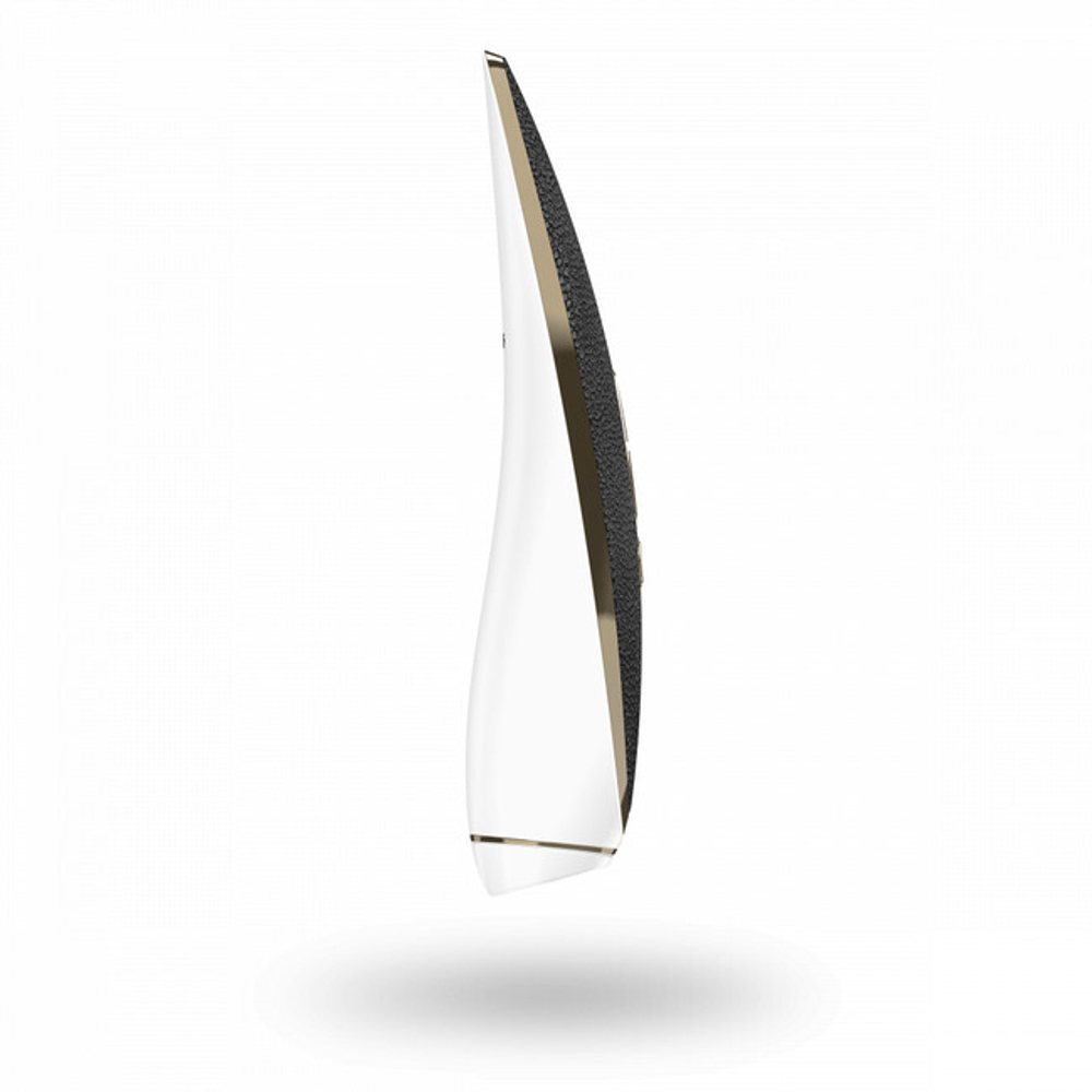 Вакуум-волновой бесконтактный стимулятор клитора Satisfyer Luxury Haute Couture, черный (11 режимов) (Цвет: черный с белым)