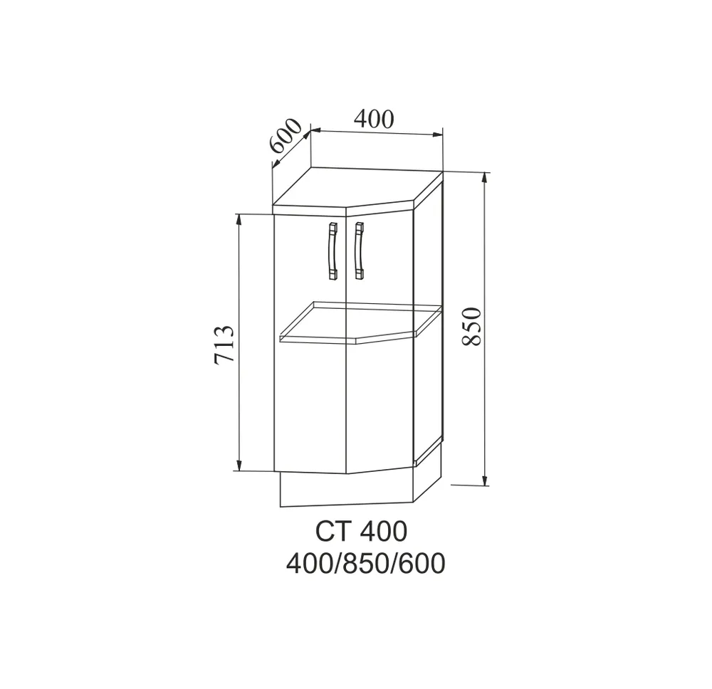 Лофт Дуб майский СТ 400