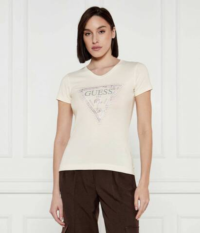 Футболка PYTHON GUESS - экрю(W5RI21 J1314)