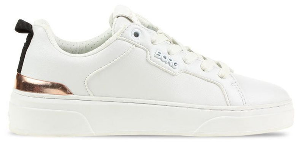 Женские кроссовки Bj_rn Borg T1910 Pat W - white/rose gold