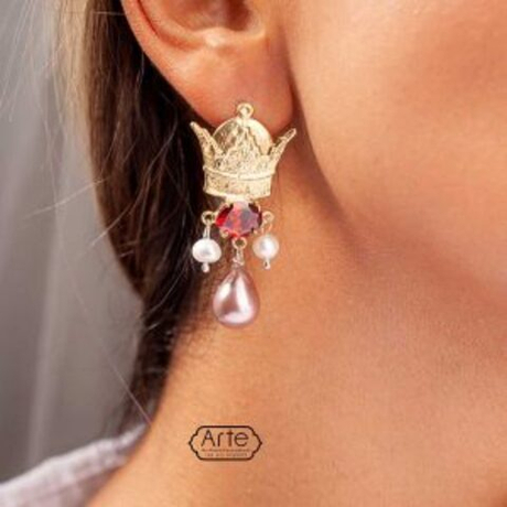 Серебряные серьги Arte Shah Pari 20220530 Иран