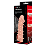 Насадка на пенис Cock Sleeve телесная с шипами KOKOS CS-005-S