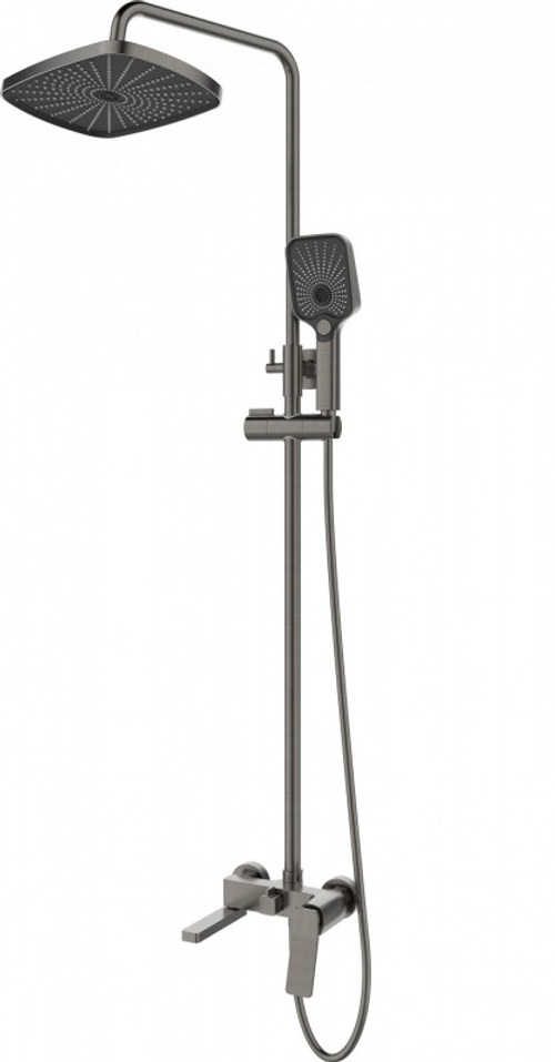 Душевая система Esbano GEMINI DS-GM оружейная сталь