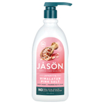 Jason Natural, Гель для душа 2 в 1 + пенящаяся ванна, нежная гималайская розовая соль, 887 мл (30 жидк. унц.)