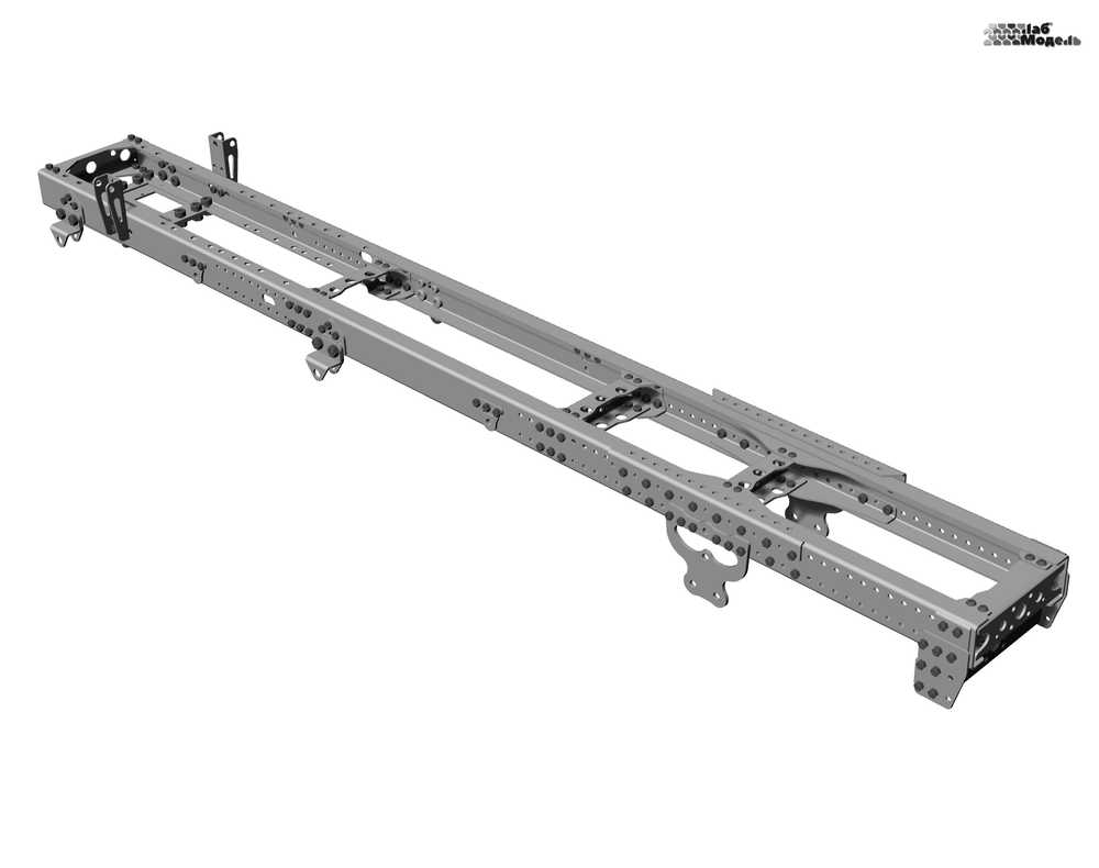 Long frame for heavy (ballast) tractor truck. Length 565mm