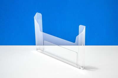 Карман буклетница А4 горизонтальная 1,5 ПЭТ