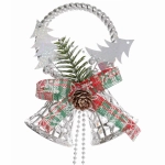 Украшение новогоднее «Волшебный звон» 12*30 см, Серебро