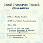 Nobi Nutrition, глицинат магния, максимальное усвоение, 240 капсул (250 мг в 1 капсуле)