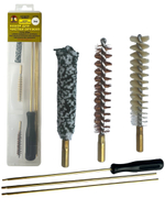 Набор для чистки оружия клб. 9мм в БЛИСТЕРЕ с латунным шомполом 4мм (8531-357/38).