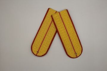 Погоны МЧС парадные золотые с 1 оранжевым просветом (картон)