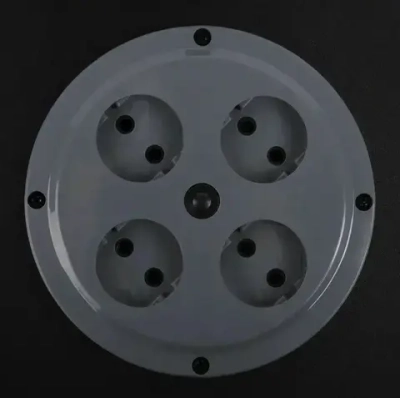 Катушка металлическая 4 розетки без заземления IP20, УХЛ2