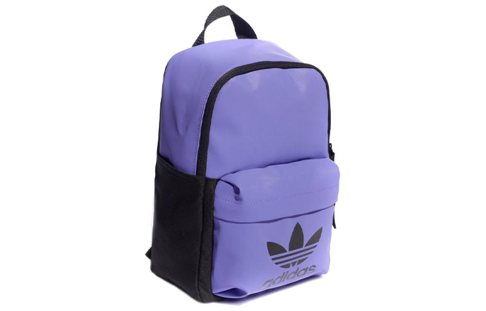 Adidas Originals Polyurethane Backpack Regular Unisex Purple