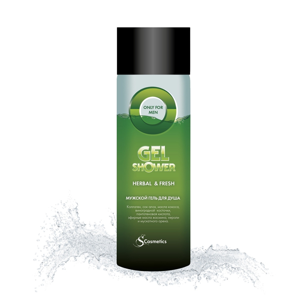 МУЖСКОЙ ГЕЛЬ ДЛЯ ДУША "HERBAL & FRESH"