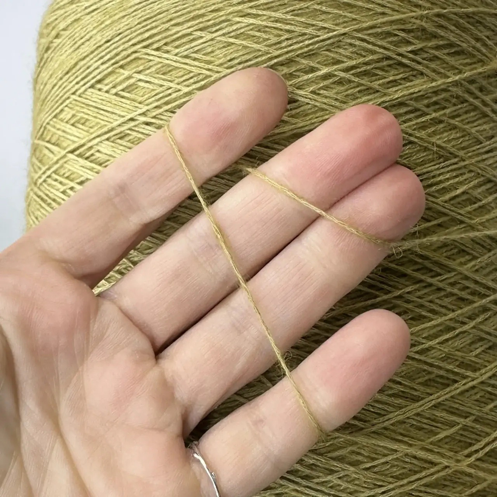 WINDY - Lineapiu; 86% хлопок, 11% мохер, 3% меринос; 620м/100гр; сol. С1915, цвет: оливковый