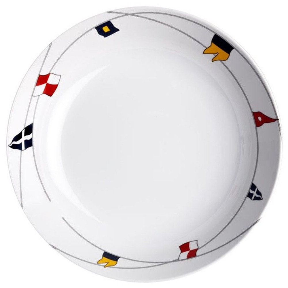 Небьющаяся миска для салатов "Regata" + салатная ложка, 25 см (10254489)