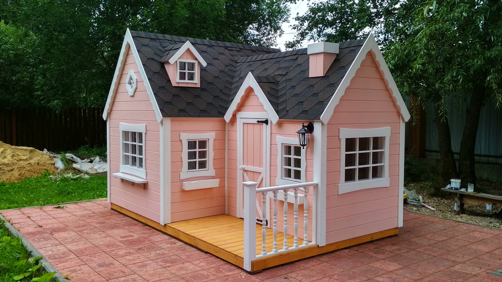 Детский деревянный домик Камелия