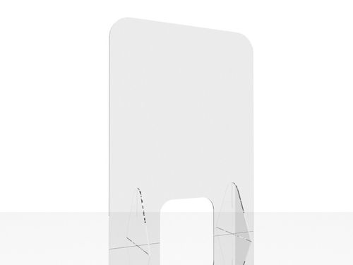 Мобильный защитный экран 600х800мм