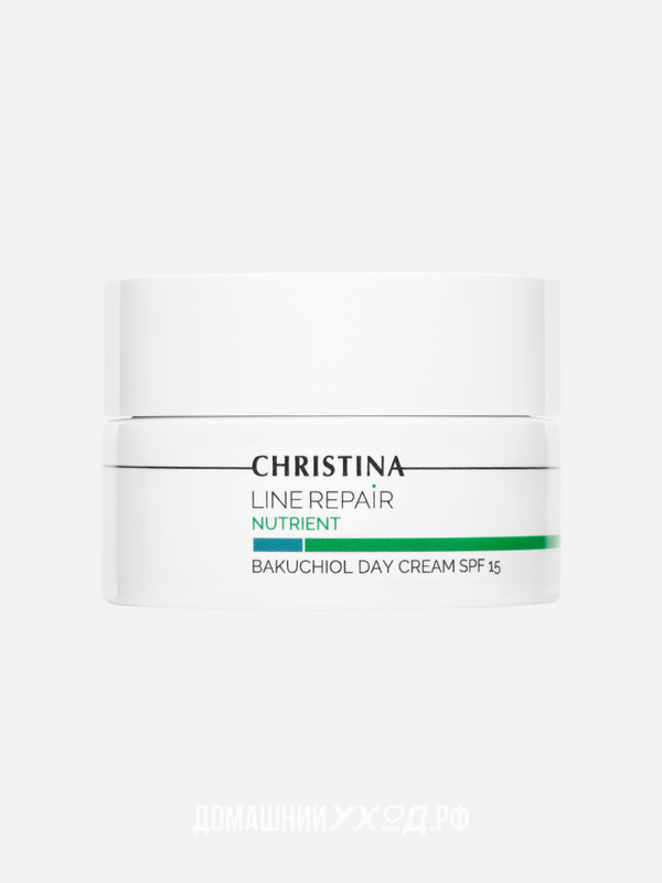 Дневной крем с бакучиолом Line Repair Nutrient Bakuchiol Day Cream SPF15, Christina, 50 мл