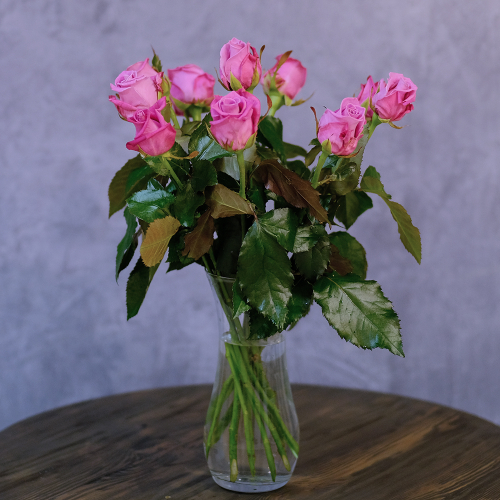 Купить Розы малиновые Kosmik от 7шт