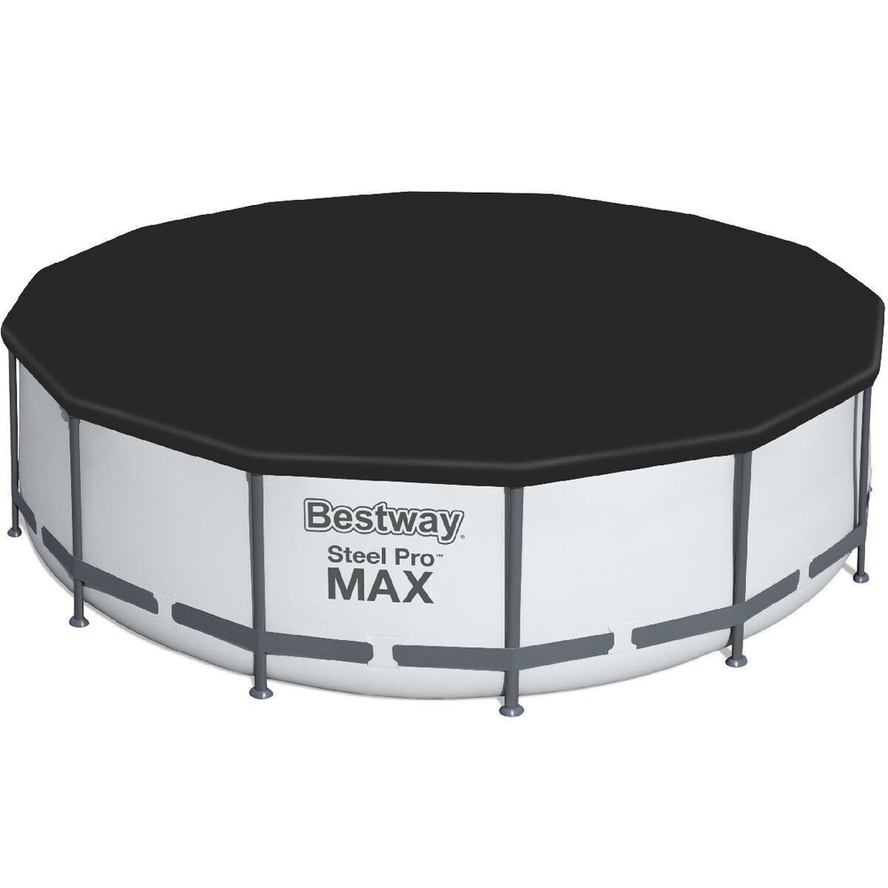 Каркасный круглый бассейн Bestway Steel Pro 56438 (457х122 см) с картриджным фильтром и лестницей