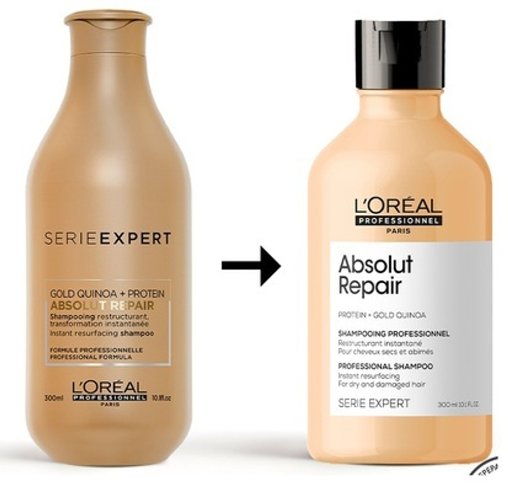 L'oreal Professionnel Serie Expert Absolut Repair Protein Gold Quinoa Shampoo 300мл