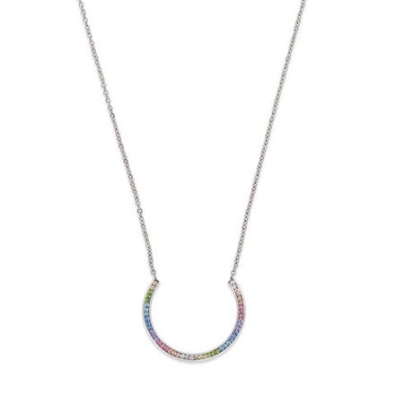 Колье Coeur de Lion Multicolour Pastel 0129/10-1522 цвет мультиколор, серебряный