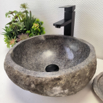 Раковина из речного камня RS63335 (38*35*16) 0122