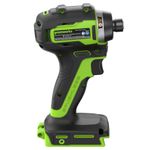 Винтоверт ударный акк. Greenworks ID3170, 24V, б/щет, 0-3200об/мин, 4000 уд/мин, HEX 1/4, 170Нм, без АКБ и ЗУ (3804907)