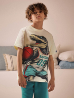 Пижама для мальчика Next E66-485, Молочный, Голубой