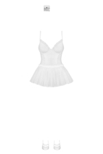 Игровой комплект-трансформер Swangel: ангел, балерина и эротическое боди (Размер: S-M) (Цвет: белый)