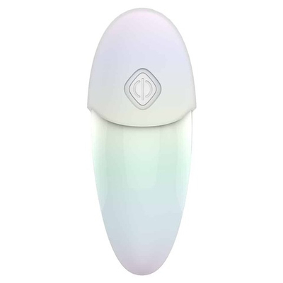 Белый клиторальный таппинг-стимулятор Pandora с насадкой для вакуумной стимуляции (Цвет: белый)