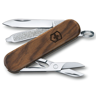 Нож перочинный Victorinox Classic Wood (0.6221.63) 58мм 5функций дерево