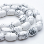 Магнезит бусины, размер около 14*10 мм, цена за набор 6 шт