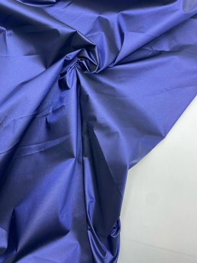 Курточная ткань синий перламутр