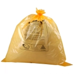 Пакеты для утилизации медицинских отходов класс Б одноразовые 505х610 мм 10 микрон 80 л 100 шт