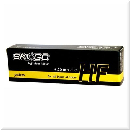 SkiGo Мазь держания HF Klister Yellow +3° до +20°С