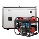 Генератор бензиновый SUNREKA G6500EAX с кожухом Geon 1400SS RAL 7035