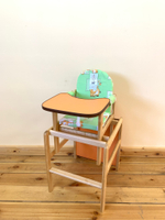 Стульчик для кормления Матрешка (Оранжевый)