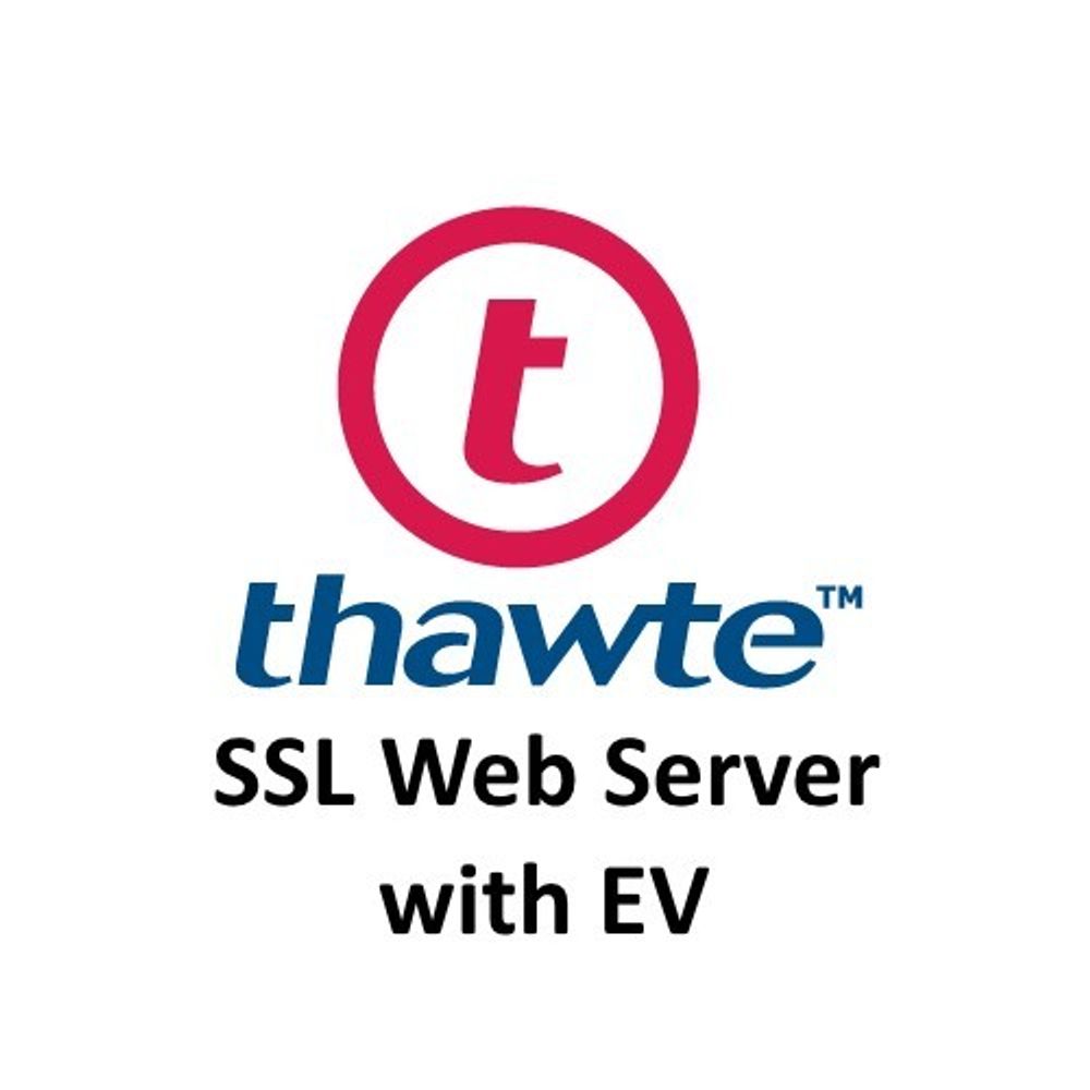 Thawte SSL Web Server with EV