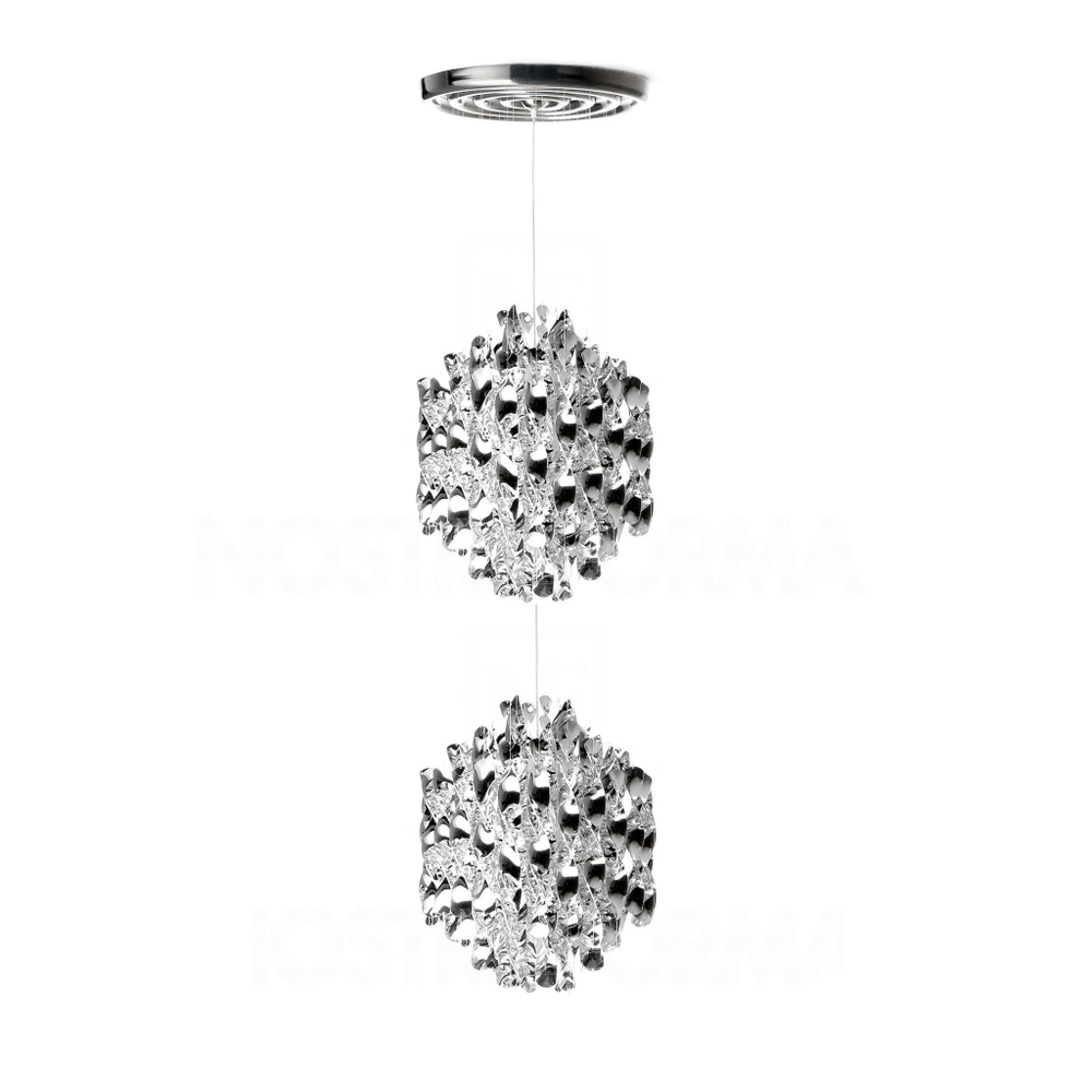 Pendant design lamp  Spiral SP02 by Verpan Panton (Silver)