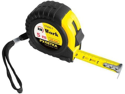 17203-1 Рулетка 3 м х 16 мм, обрезин. корпус