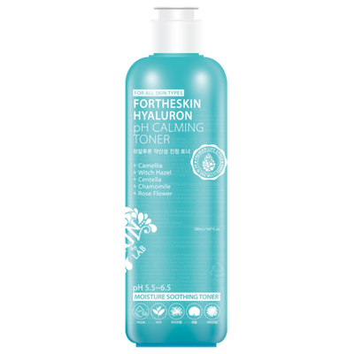 Тонер для лица с 8 видами гиалуроновой кислоты FORTHESKIN HYALURON Ph CALMING TONER, 280 мл.