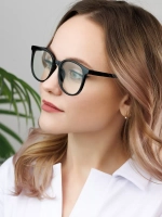 Очки для компьютера имиджевые защитные прозрачные нулевки