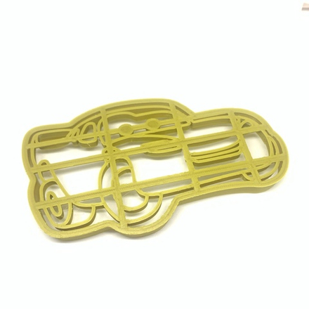 Вырубка для пряника "Тачки" 8,5*13,5см