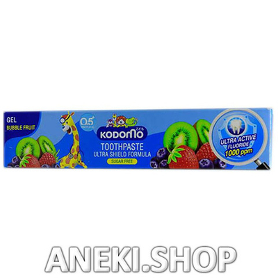 Паста детская зубная гелевая со вкусом мультифрукта 40 г Lion Kodomo