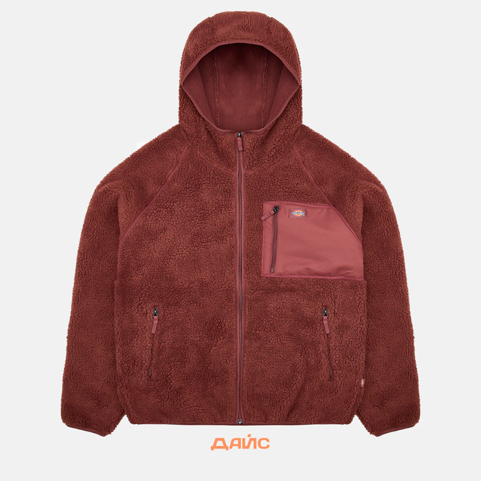 Куртка мужская Dickies Central High Pile Hooded артикул:DK0A87NVL161 - купить в магазине Дайс