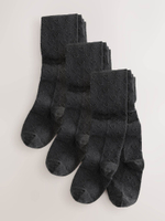 Колготки хлопковые для девочки Next AU0-679, 3 шт., Серый