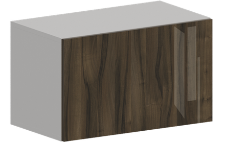 Кухня Модуль ШВГ 600 Белый / Орех Миланский