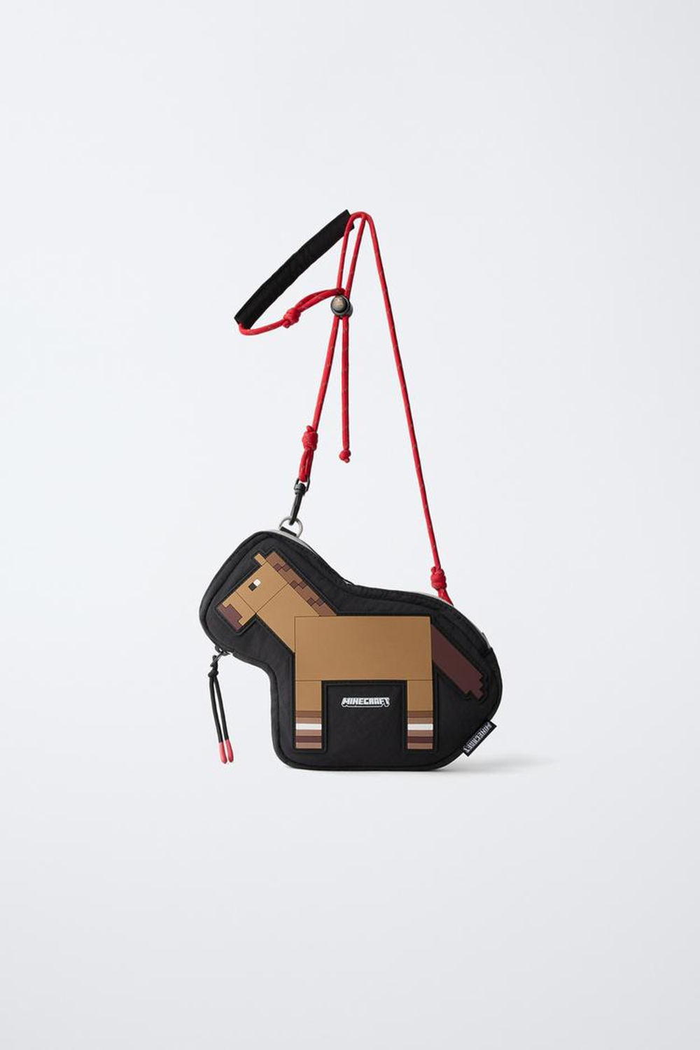 ZARA СУМКА MINECRAFT © MOJANG AB. ™, КОРИЧНЕВЫЙ